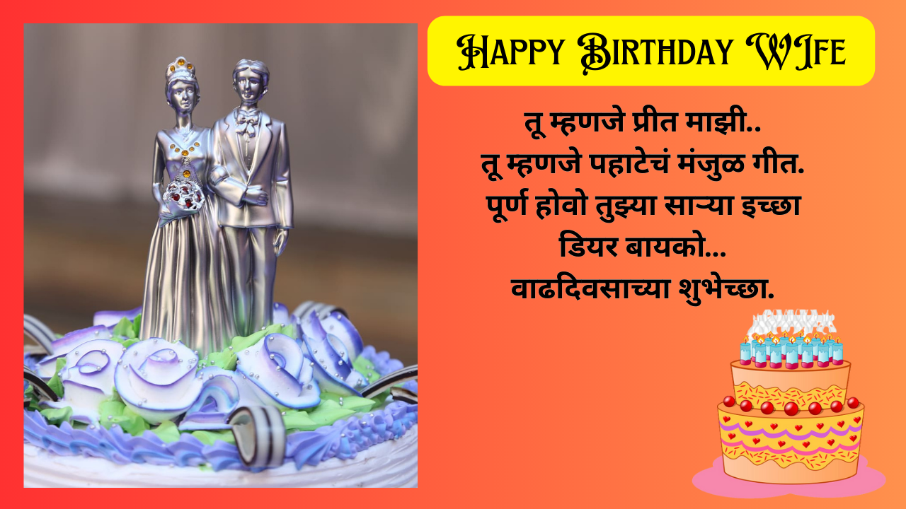 Birthday Wishes For Wife In Marathi | बायकोला ...